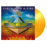 Front View : Earth Wind & Fire - GREATEST HITS (Flaming coloured 2LP) - Music On Vinyl / MOVLP3395