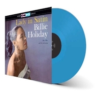 Front View : Billie Holiday - LADY IN SATIN (180g blue LP) - WAXTIME IN COLOR / 950622