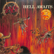 Front View : Slayer - HELL AWAITS (ORANGE & RED SPLATTER LP) - Metal Blade Records / 03984157877