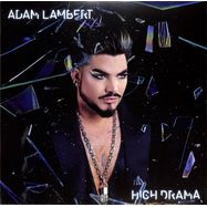 Front View : Adam Lambert - HIGH DRAMA (Clear LP) - Rhino / 505419730861