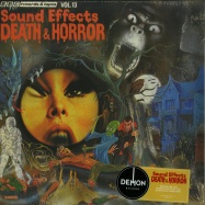 Front View : BBC Sound Effects - DEATH & HORROR O.S.T. (180G BLOOD SPLATTERED VINYL LP) - Demon Records / demrec176