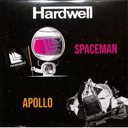 Front View : Hardwell - APOLLO / SPACEMAN (MAGENTA 7 INCH) - Suburban / SMG4