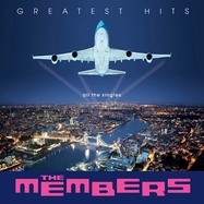 Front View : The Members - GREATEST HITS-ALL THE SINGLES (CLEAR VINYL) (LP) - Anglocentric Recordings / 26111