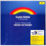 Front View : Herbert Von Karajan / Berliner Philharmoniker - MAHLER: SINFONIE 5 (ORIGINAL SOURCE) (2LP) - Deutsche Grammophon / 002894863845