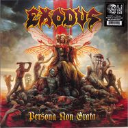 Front View : Exodus - PERSONA NON GRATA (CLEAR GOLD BLACK TURQUOISE SPLAT 2LP) - Nuclear Blast / 2736141591