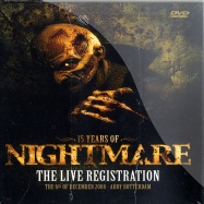 Front View : 15 Years Of Nightmare - THE LIVE REGISTRATION (06.12.2008) (DVD) - Rotterdam Records / rotdvd014