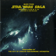 Front View : The City Of Prague Philharmonic Orchestra - MUSIC FROM STAR WARS SAGA (2LP) - Diggers Factory / DFLP3