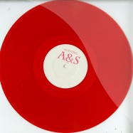 Front View : Dimi Angelis / Jeroen Search / S100 - A&S003 (RED TRANSPARENT VINYL) - A&S Records / A&S003