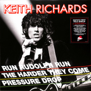Front View : Keith Richards - RUN RUDOLPH RUN (LTD RED & BLACK Splatter VINYL) - BMG / 405053868152