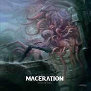 Front View : Maceration - IT NEVER ENDS (LP) (- BLACK -) - Target Records / 1187331