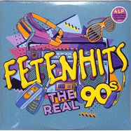 Front View : Various - FETENHITS - The Real 90S (4LP) - Polystar / 5398386