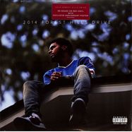 Front View : J. Cole - 2014 FOREST HILLS DRIVE (Red Indie 2LP) - Universal / 7544876_indie
