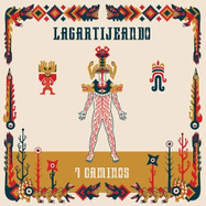 Front View : Lagartijeando - 7 CAMINOS (ORGANGE LP) - WONDERWHEEL / LPWONDERC69