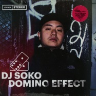 Front View : DJ Soko - DOMINO EFFECT (RED VINYL LP) - Left Of Center / loc001lp