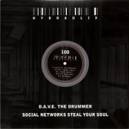 Front View : D.A.V.E. The Drummer - SOCIAL NETWORKS STEAL YOUR SOUL (CLEAR 2X12 INCH / REPRESS) - Hydraulix / HYDRO100LTD