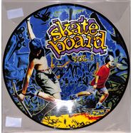 Front View : Various Artists - SKATE BOARD VOL. 1 (PICTURE DISC) - Blanco Y Negro / MXLP253-1