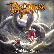 Front View : Brothers Of Metal - EMBLAS SAGA (LP, GF, CLEAR GREEN VINYL) - Afm Records / afm 71717