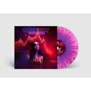 Front View : Unzucht - NEON DOM (LIM TRANSPARENT PINK / PURPLE SPLATTER LP) - Metalville / 2919391MV