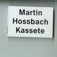 Front View : Various Artists - MARTIN HOSSBACH KASSETE (TAPE / CASSETTE) - Martin Hossbach / Cabach2