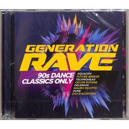 Front View : Various - GENERATION RAVE - 90S DANCE CLASSICS ONLY (2CD) - Pink Revolver / 26422512