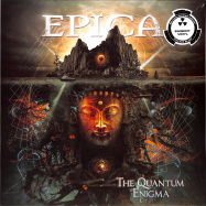 Front View : Epica - THE QUANTUM ENIGMA (2LP / GOLD-BLUE INKSPOT) - Nuclear Blast / NB3342-1
