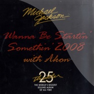 Front View : Michael Jackson - WANNA BE STARTIN SOMETHIN 2008(FT.AKON) - Epic / 88697290951