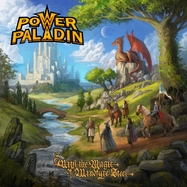 Front View : Power Paladin - WITH THE MAGIC OF WINDFYRE STEEL (LP) (RED TRANSPARENT/WHITE VINYL) - Atomic Fire Records / 425198170009