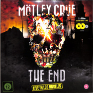 Front View : Mtley Cre - THE END: LIVE IN LOS ANGELES (LTD.DVD+COLOUR 2LP) - Eagle Rock / 3517335
