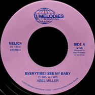 Front View : Abel Miller, Mad Professor - EVERYTIME I SEE MY BABY (7 INCH) - Melodies International / MEL24