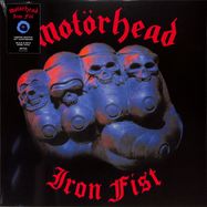 Front View : Motrhead - IRON FIST (LTD BLACk & BLUE SWIRL LP) - BMG / 405053869654