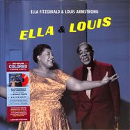 Front View : Ella Fitzgerald - ELLA & LOUIS (Red coloured  LP) - 20th Century Masterworks / 50226