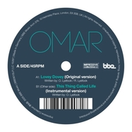 Front View : Omar - LOVEY DOVEY (ORIGINAL VERSION) / THIS THING CALLED (7 INCH) - Impressive Collective - BBE Mu / 198846240718