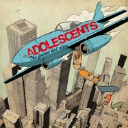 Front View : Adolescents - THE FASTEST KID ALIVE (10TH ANNIVERSARY) (LP) (BLUE/ORANGE) - Concrete Jungle Records / 1027244CJR