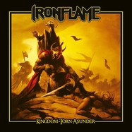 Front View : Ironflame - KINGDOM TORN ASUNDER (LP) (SPLATTER VINYL) - High Roller Records / HRR941LP2SP