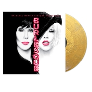 Front View : Cher & Christina Aguilera - BURLESQUE (metallic gold LP) - Real Gone Music / RGM1727