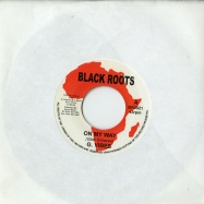 Front View : G. Vibes - ON MY WAY (7 INCH) - Black Roots / brs2021