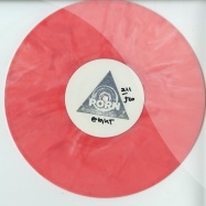 Front View : Invisible Menders - PORN WAX EIGHT (HAND-STAMPED HAND-NUMBERED MARBLED PINK (10 INCH) - Porn Wax / PW 8