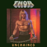 Front View : Thor - UNCHAINED (LP) (ELECTRIC BLUE VINYL) - High Roller Records / HRR1028LPB