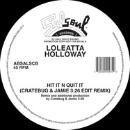 Front View : Loleatta Holloway - HIT IT N QUIT IT (JAMIE 3:26 & CRATEBUG EDIT) - Salsoul (BMG) / ABSALSCB