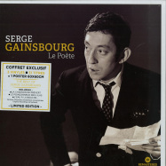 Front View : Serge Gainsbourg - LE POETE BOX (3LP + POSTER) - Wagram / 3369326 / 05179711