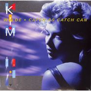 Front View : Kim Wilde - CATCH AS CATCH CAN (CLEAR & BLUE SPLATTER LP) - Cherry Red Records / 1044149CYR