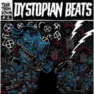 Front View : Tear Them Down - DYSTOPIAN BEATS (CLEAR BLUE VINYL / +DOWNLOAD) (LP) - Bakraufarfita / 05750