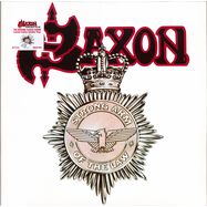 Front View : Saxon - STRONG ARM OF THE LAW (LP) (LTD. SPLATTER VINYL) - BMG RIGHTS MANAGEMENT / 405053834792