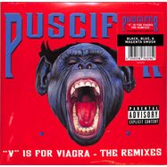 Front View : Puscifer - - V - IS FOR VIAGRA-THE REMIXES (2LP) Black,Blue&Magenta Smush Vinyl - BMG Rights Management / 405053876378