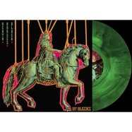 Front View : My Diligence - DEATH.HORSES.BLACK (GREEN MARBLED VINYL) (LP) - Listenable Records / 2984756LIR
