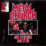 Front View : Metal Church - LIVE (BI-COLOR VINYL) (LP) - High Roller Records / HRR 071LP3BI