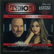 Front View : Various - TECHNO CLUB VOL.62 (LIMITED EDITION) (2CD Version inkl. Technoclub Flag) - Zyx Music / ZYX 83052-2D