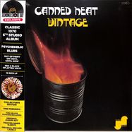 Front View : Canned Heat - VINTAGE (SPLATTER ORANGE/NOIR VINYL) (RSD 2023)(LP) - Janus Rec , Culture Factory / 819514012351