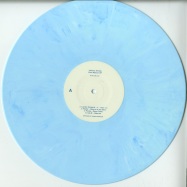 Front View : V/A (Faster, Lisiere Collectif, Floog, Luly B) - CLAIR OBSCUR EP (180G BLUE WHITE MARBLED VINYL ONLY) - BLEU CIEL / BLEUCIEL007
