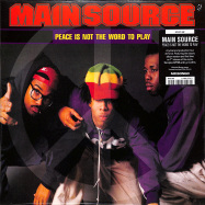 Front View : Main Source - PEACE IS NOT THE WORD TO PLAY (7 INCH) - Mr. Bongo / MRB7189